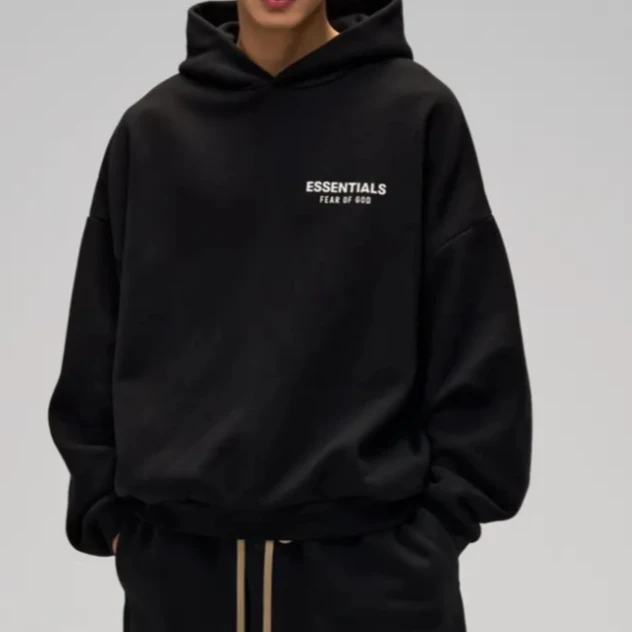 【连帽卫衣系列】2024 Holiday Core 3D立体硅胶印花连帽卫衣LM861