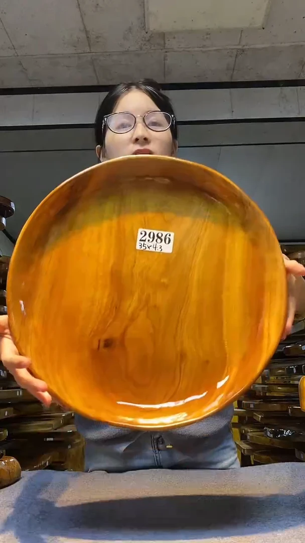 实木原木茶盘 一物一拍(不含配件）