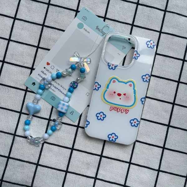 【2】可爱满屏小花西高地 IMD工艺手机壳防摔适用于苹果17PM安卓