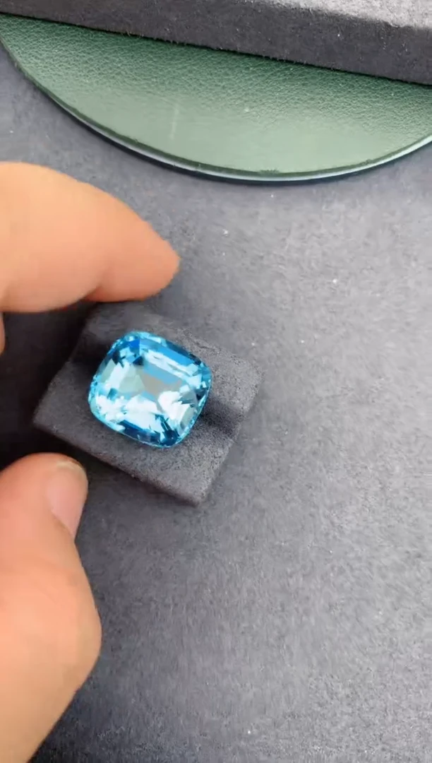 裸石海蓝宝石17ct 海蓝宝石