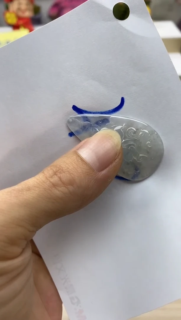 颈饰未镶嵌翡翠钅*64天然缅甸翡翠A货2单