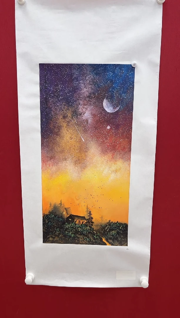 国画罗科通老师画作