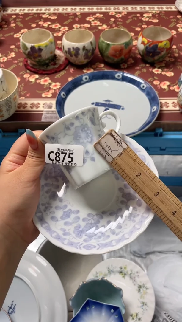 瓷片雪*果瓷器瓷器C875