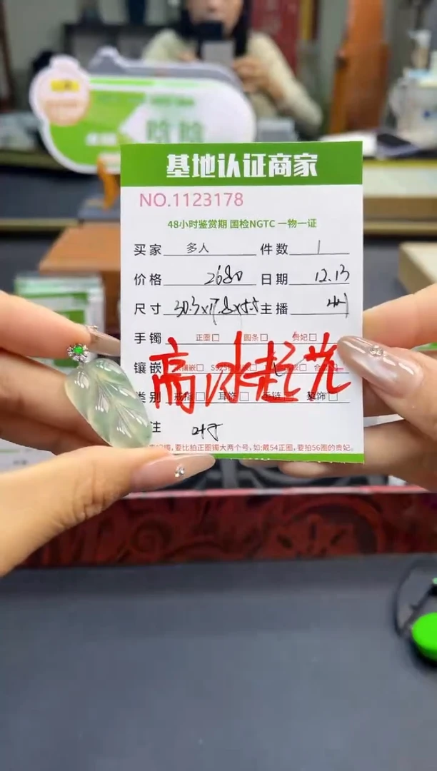 吊坠(不含链)银S925镶嵌翡翠多人
