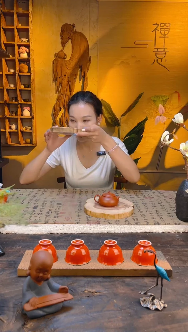 木崖柏壶承艺术摆件