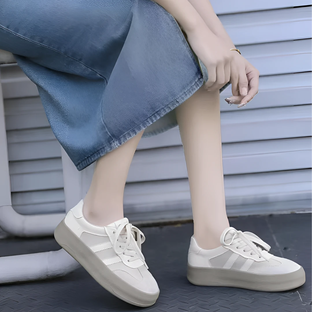 春夏厚底百搭休闲德训鞋女9965-1