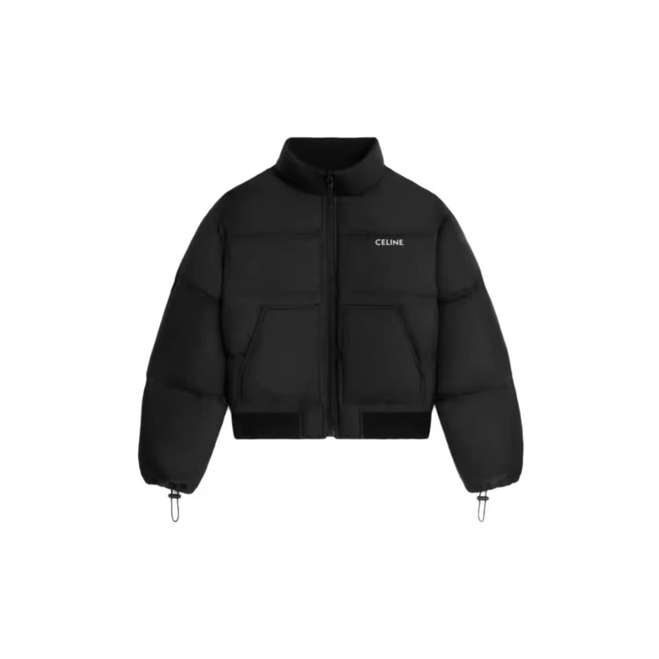 全新未使用 Celine/思琳 经典凯旋门字母LOGO棉服外套