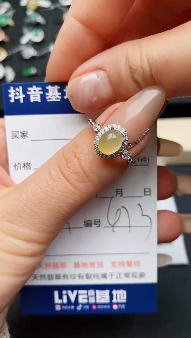【闪购商品】翡翠戒指银S925镶嵌............