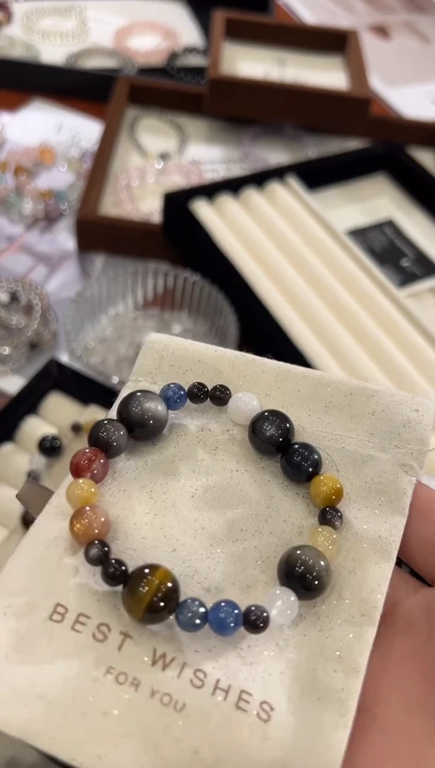 【闪购商品】水晶手链合金多宝手链x941