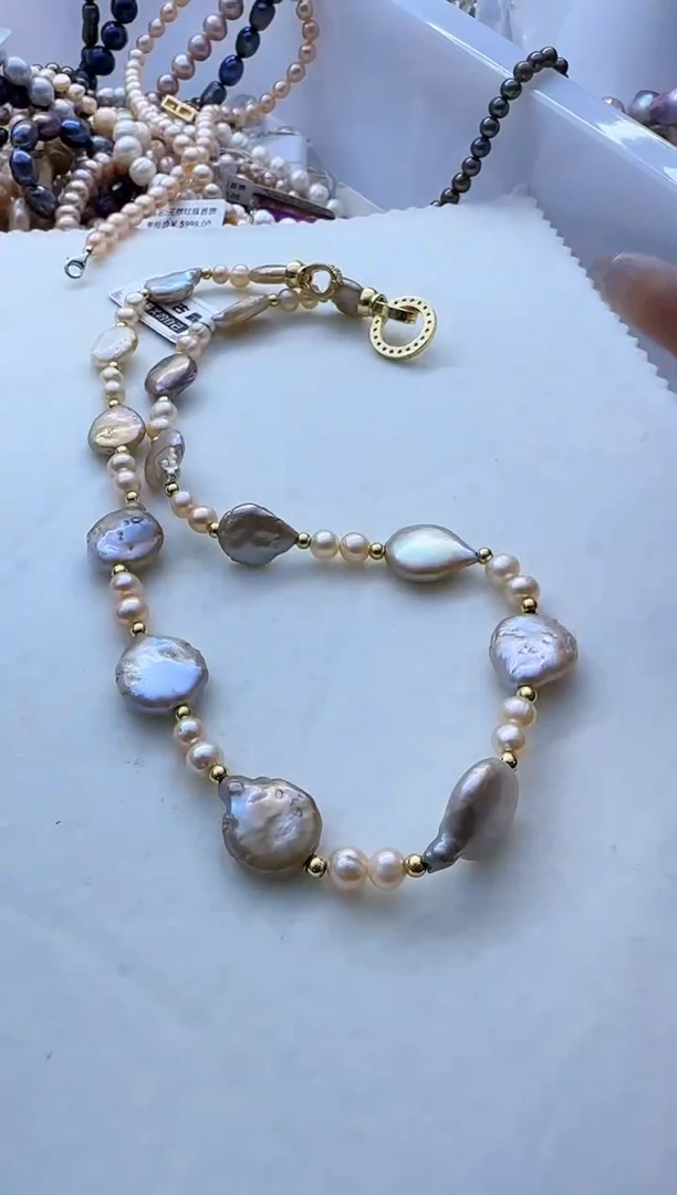 【闪购商品】淡水珍珠项链未镶嵌429