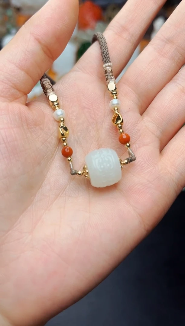 【闪购商品】和田玉颈饰未镶嵌锁骨珠