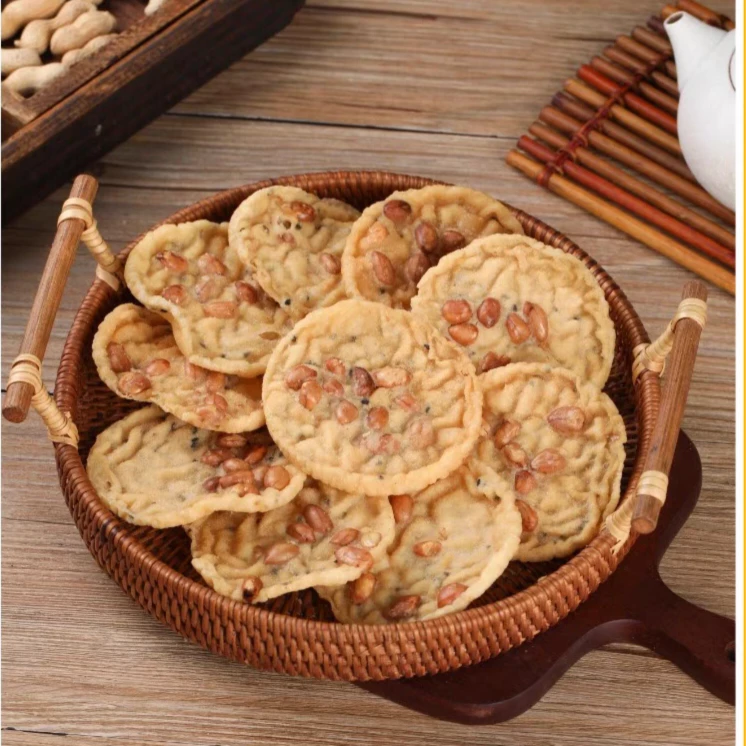 悉朵豆子芝麻月亮巴江西赣南特产赣州油炸锅巴小零食小吃