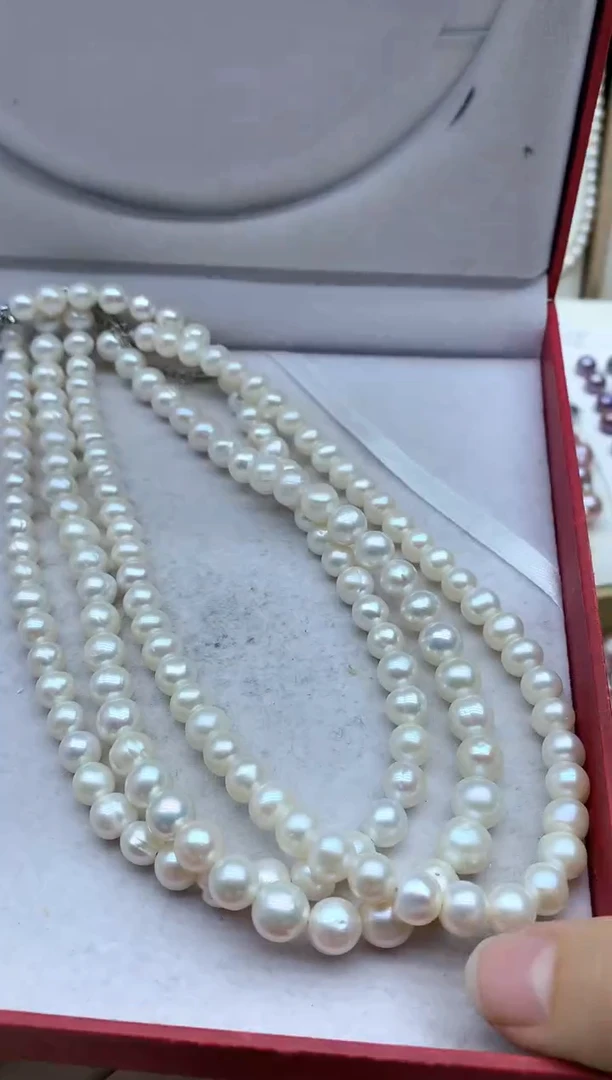 【闪购商品】淡水珍珠颈饰未镶嵌多样性发其一非无暇