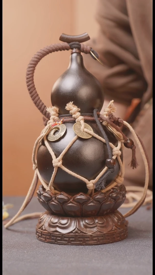 949号链接精品大漆葫芦现货现发[一物一拍]不包含莲花底座