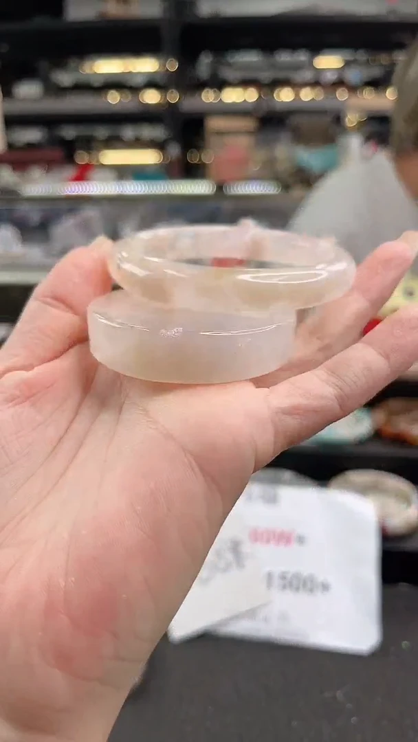 未镶嵌手镯石英质玉57圈口（赠品镯心）157795