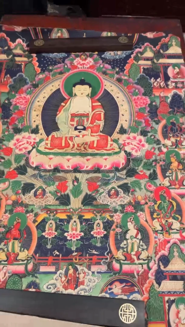 卷轴画手绘唐卡148