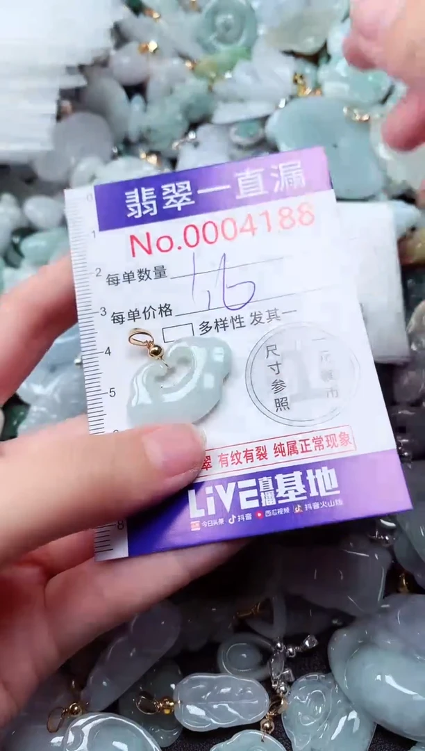 吊坠(不含链)未镶嵌翡翠4188