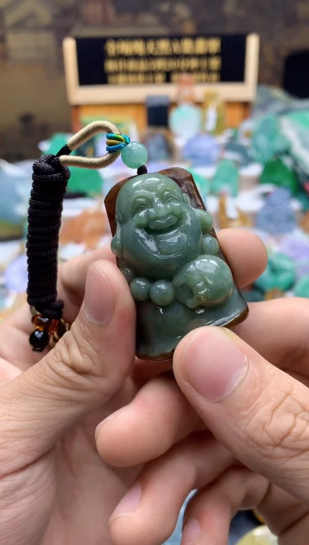 颈饰未镶嵌翡翠天然A货翡翠