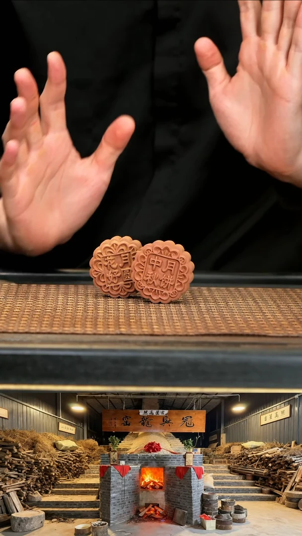 4《紫砂月饼》一对