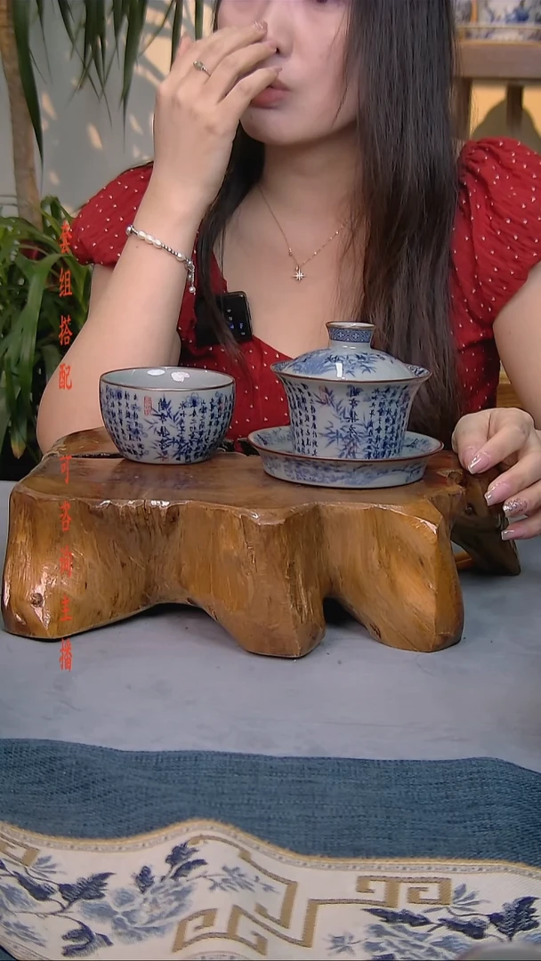 简装家用款2件套 老陶泥开片纹陶瓷茶具