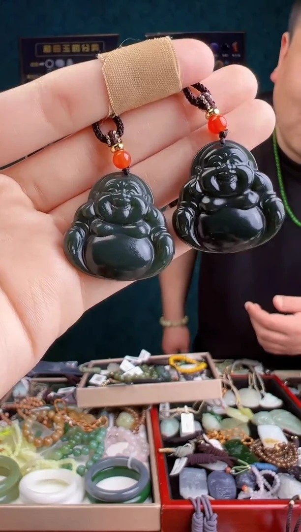 和田玉未镶嵌颈饰多样性发货 拍一单发一个