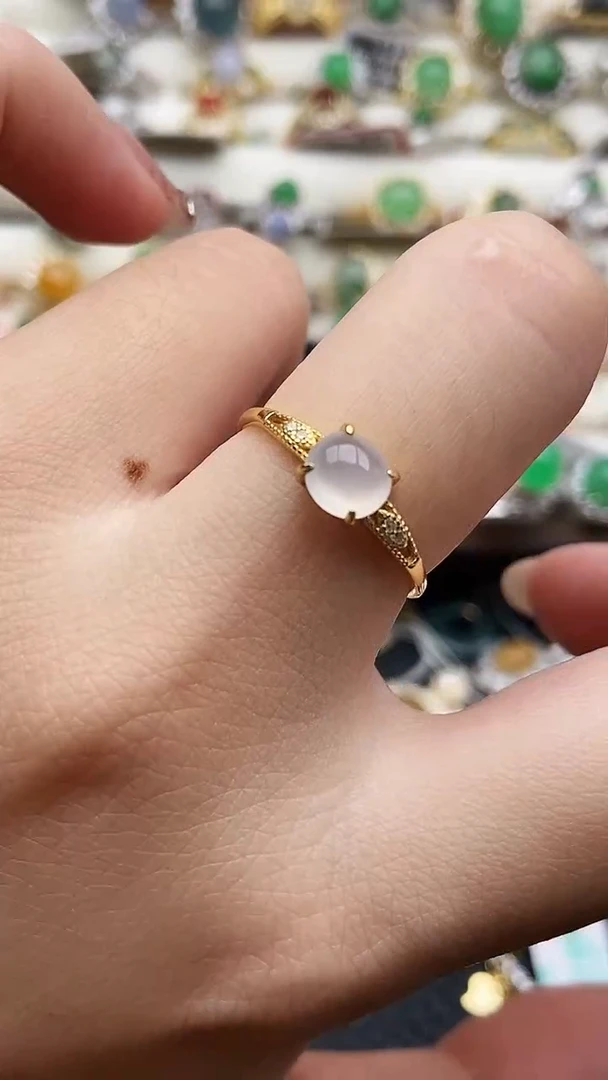 银S925镶嵌戒指翡翠1111