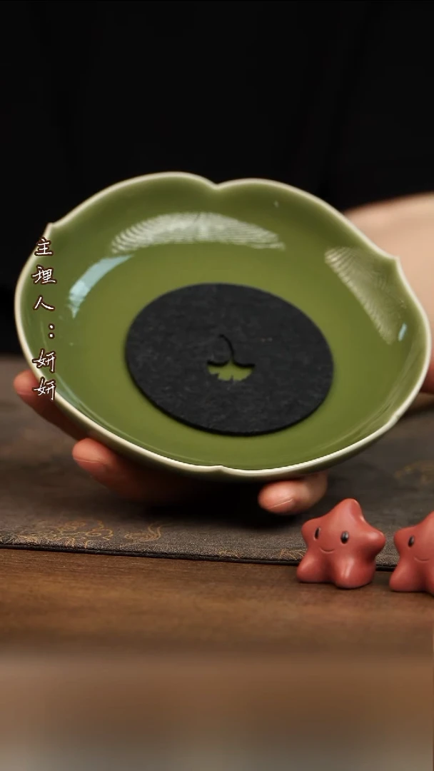 茶壶紫砂烟绿壶承