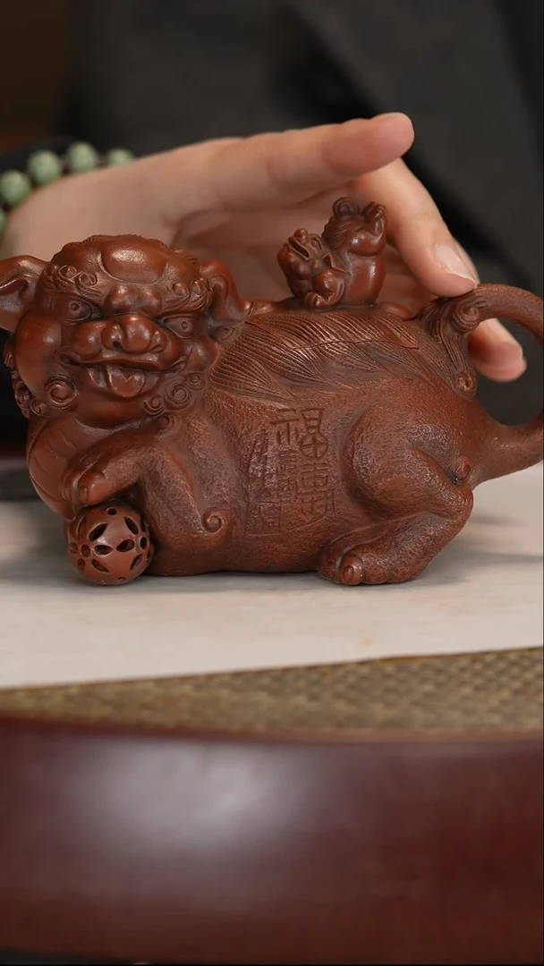 【闪购商品】紫砂茶壶可心瑞兽+可心墨宝