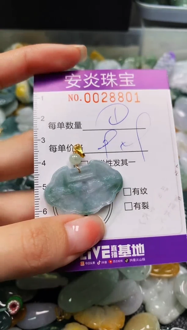 颈饰未镶嵌翡翠闪购0028801