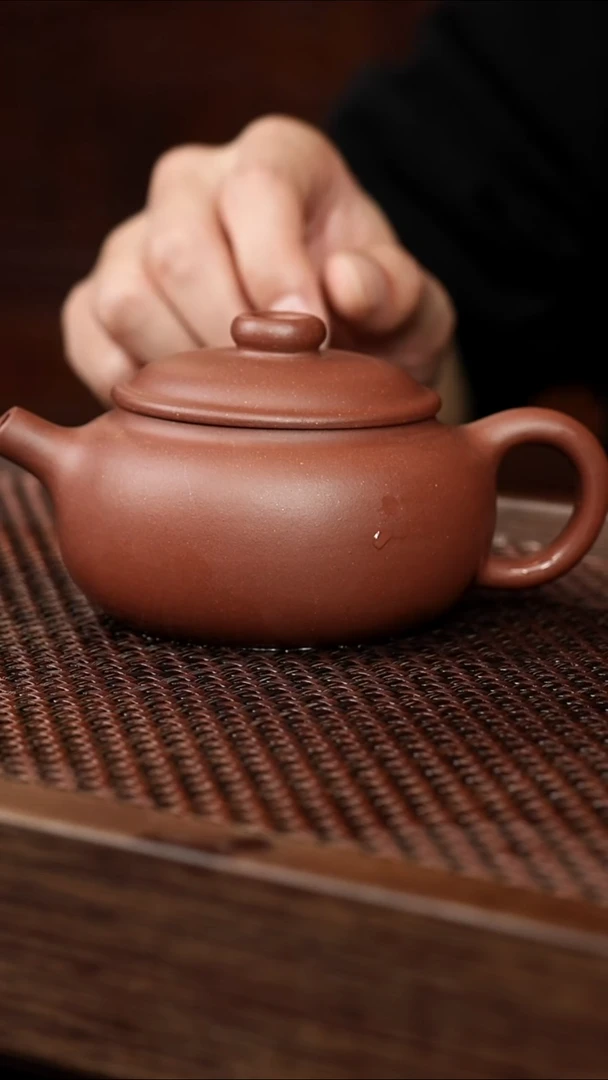 茶壶紫砂1-1圈纽
