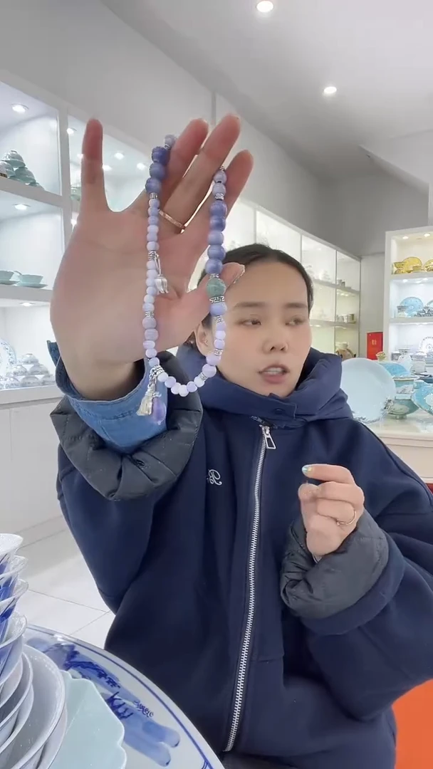 【闪购商品】瓷片紫气东来地手链陶瓷