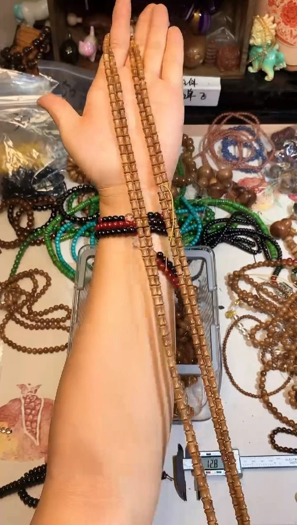 非洲檀香手串/手链库克竹节半成品108+6颗