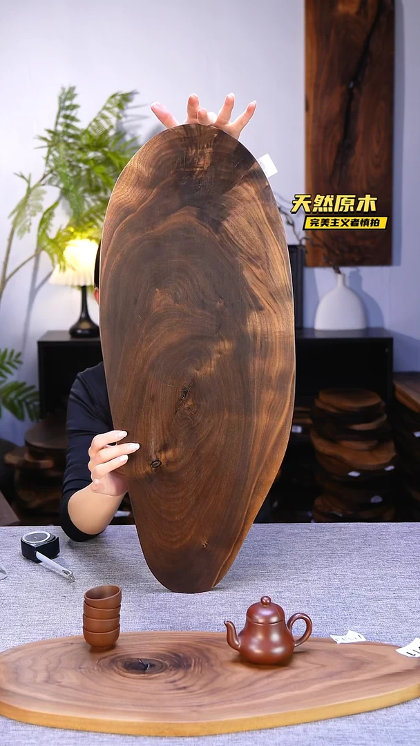 木北美黑胡桃原木.干裂疤结不属于商品质量问题完美主义者慎拍