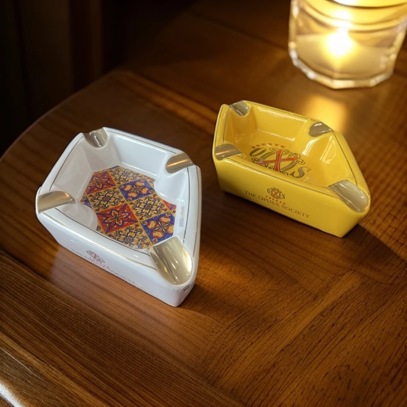 FUENTE COLONIAL TILES ASHTRAY富恩特雪茄烟灰缸 四人位陶瓷烟缸