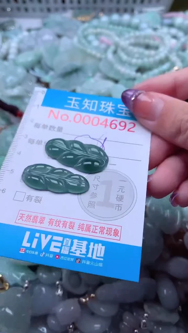 翡翠未镶嵌吊坠(不含链)4692