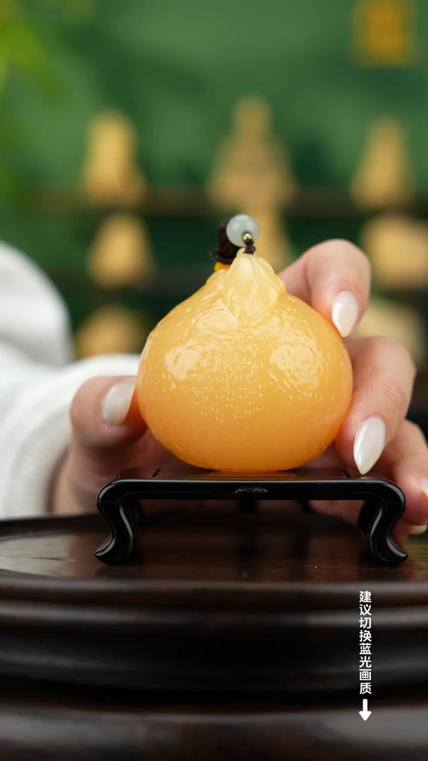 玉【大吉大利】天然玉石手把件