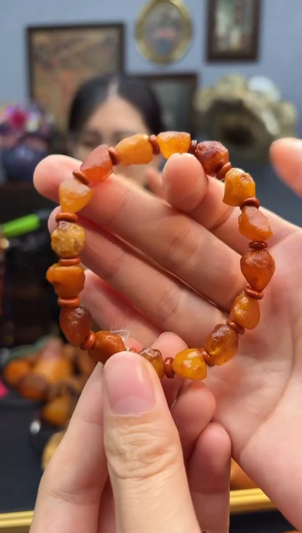 手串琥珀未镶嵌手串