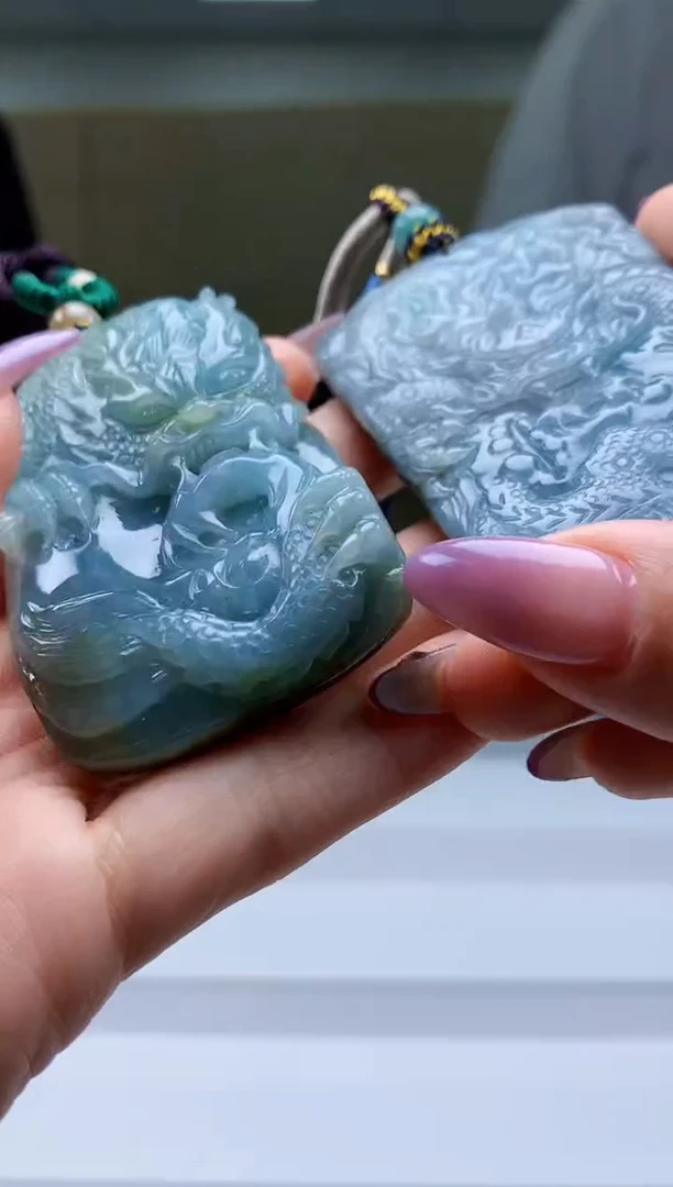 【闪购商品】定制翡翠未镶嵌5028ty-毛货挂件156