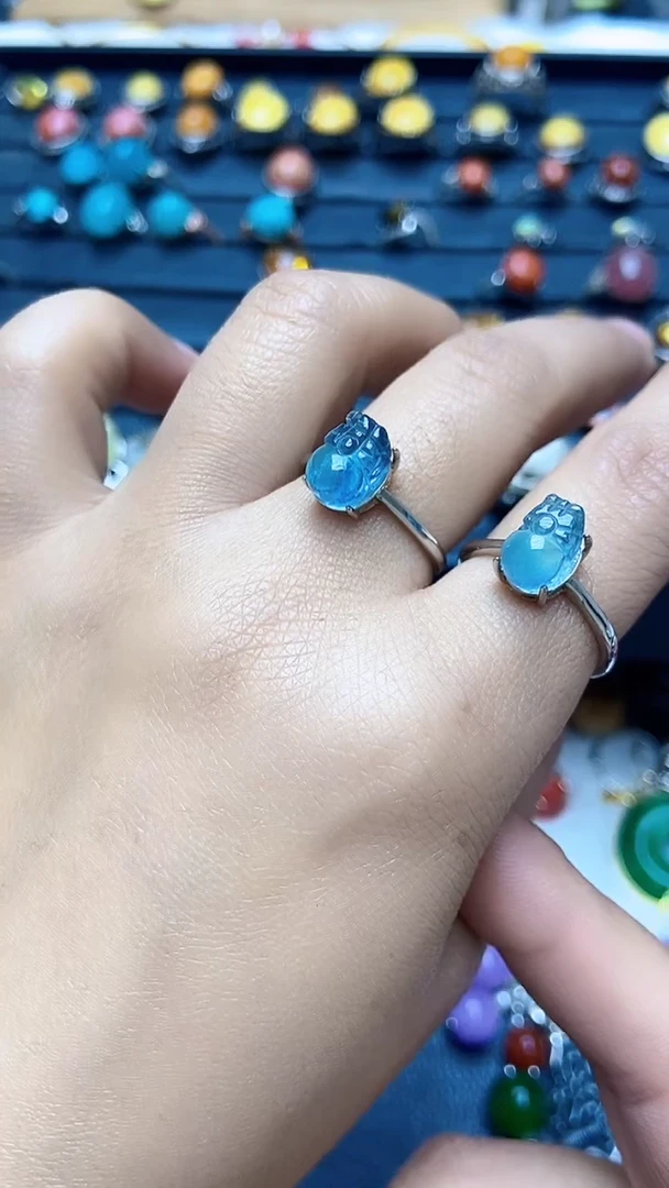 【闪购商品】海蓝宝石戒圈未镶嵌A59DSGHDD