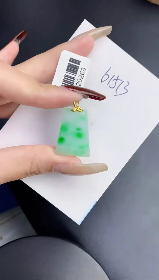 【闪购商品】翡翠颈饰18K金镶嵌0000000000