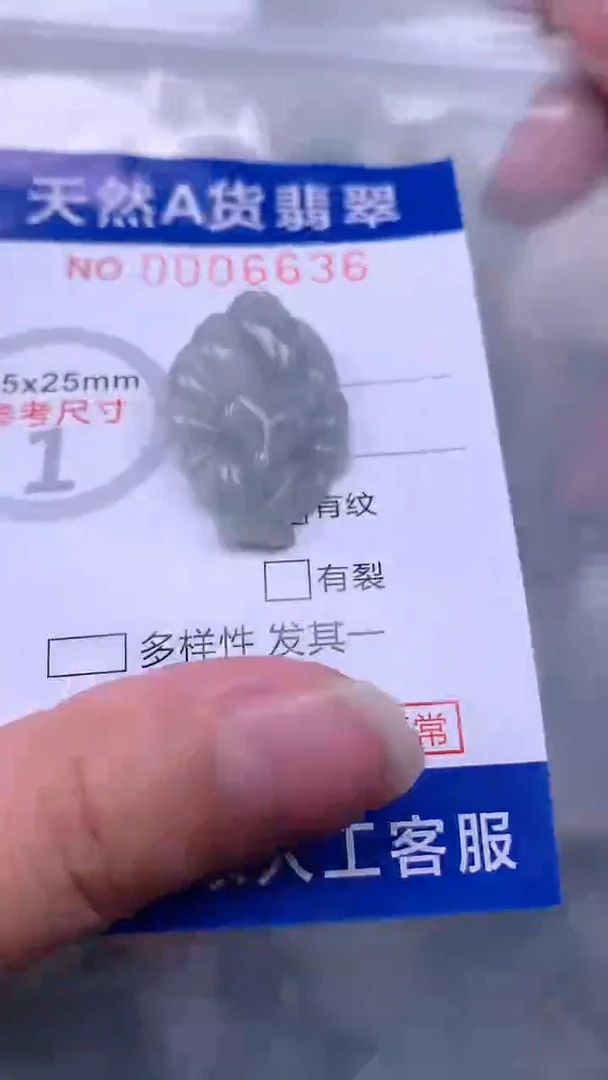 翡翠未镶嵌吊坠(不含链)1