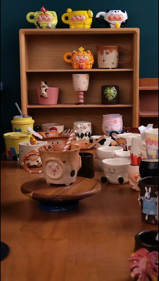 摆件陶景德镇原创手工陶瓷