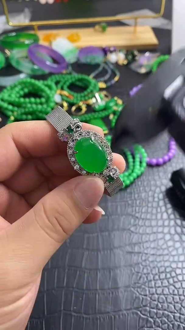 未镶嵌手链翡翠S013