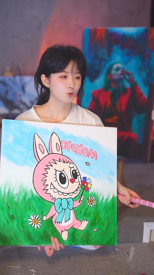 油画?****?石英砂拉布布丙烯画纯手绘