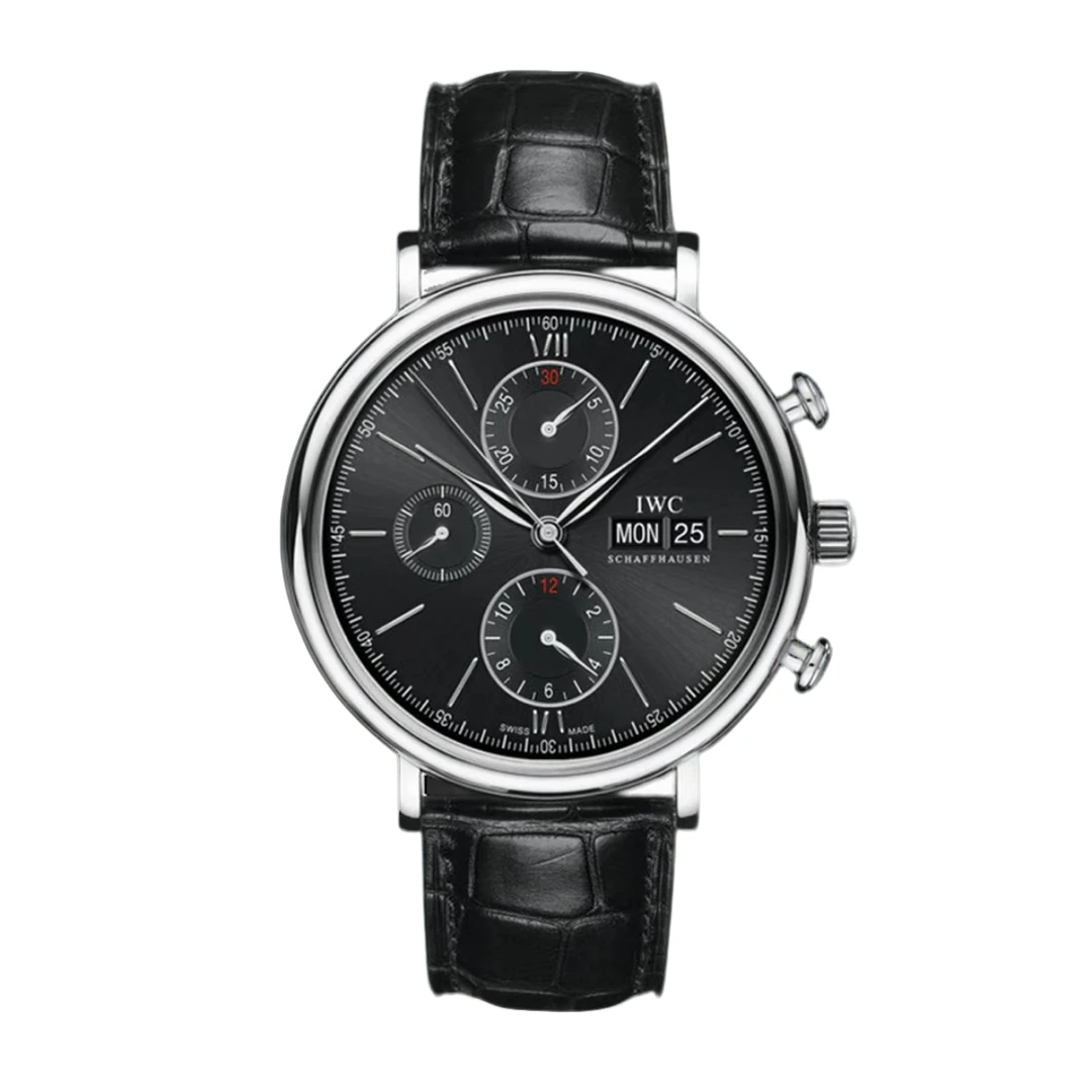 99新 IWC/万国 柏涛菲诺系列 自动机械/42mm 三眼计时