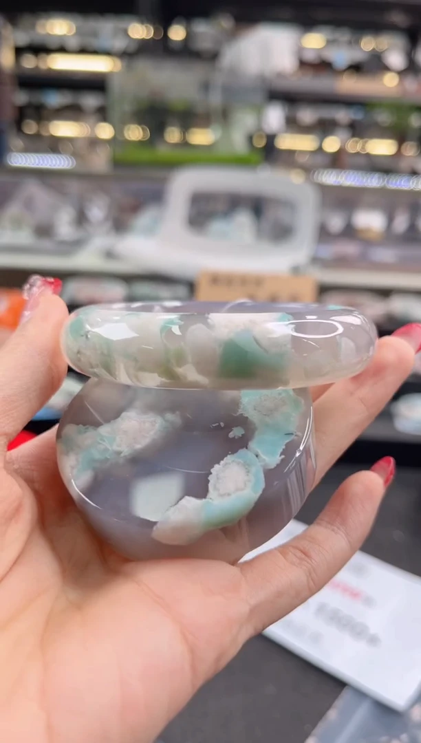 未镶嵌手镯石英质玉60圈口（赠品镯心）2S9835