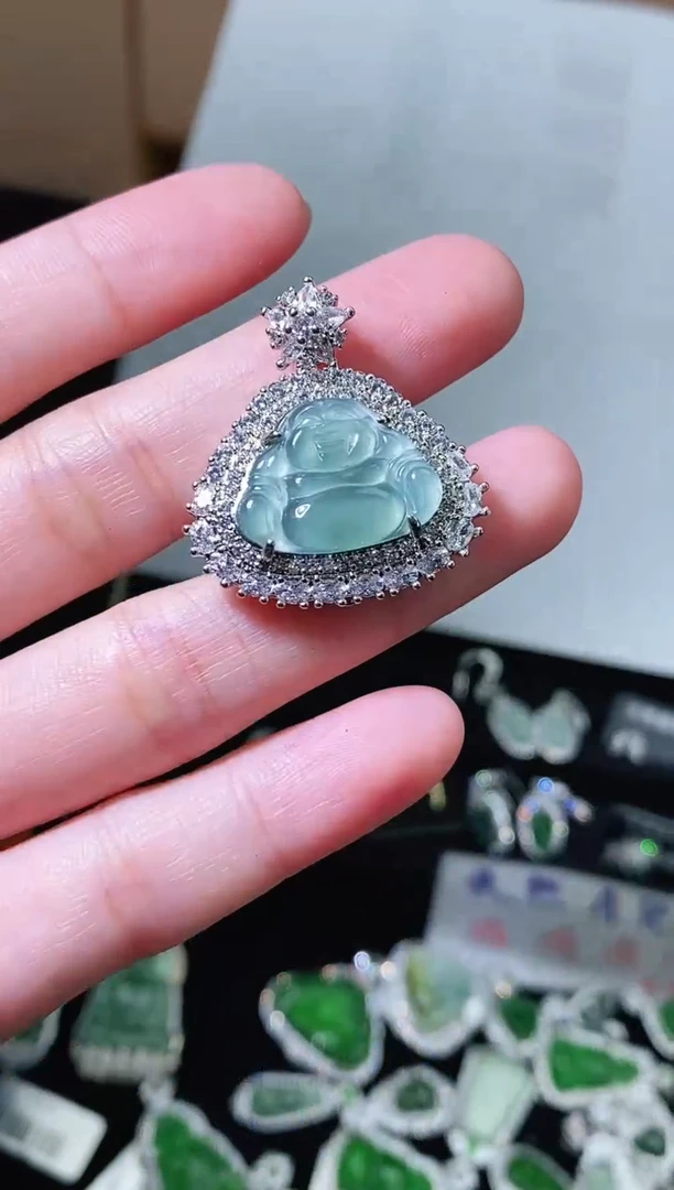 【闪购商品】翡翠未镶嵌颈饰精美翡翠-多样性只发一件H344