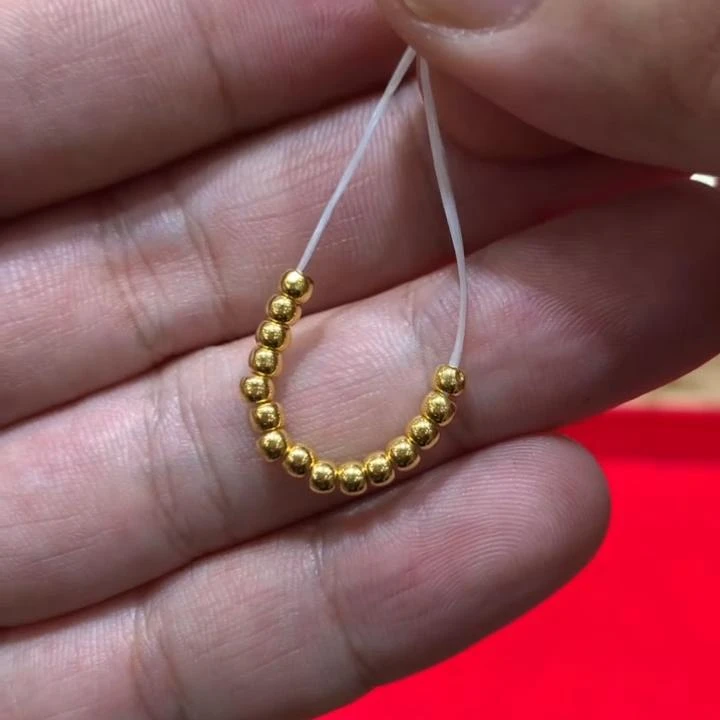 【逍遥精选】足金金珠配件*HT/039/多样性发/1件  五单赠链子