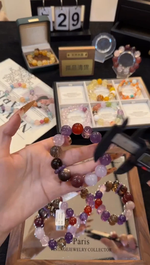 合金手链水晶多宝x3125