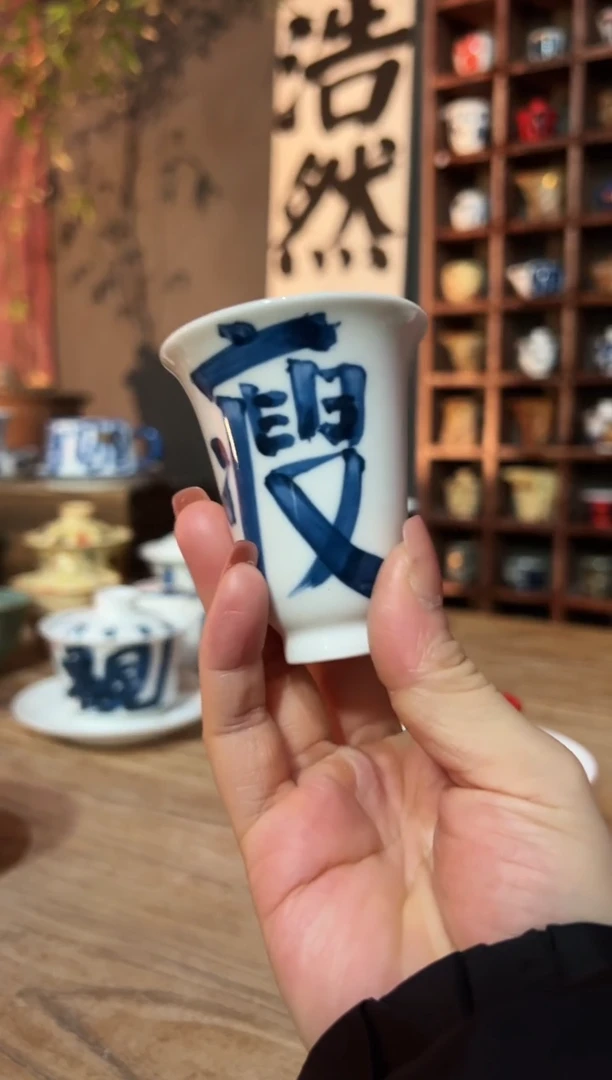 【闪购商品】观云听雨原创手绘茶具